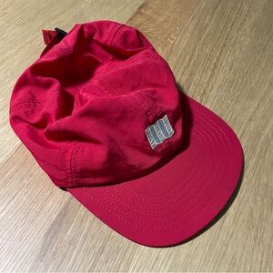 Topo Designs Red Nylon Baseball Cap